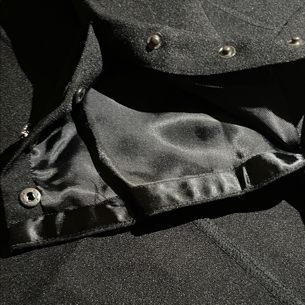 CHANEL Black Classic Button-Front Jacket - image 6